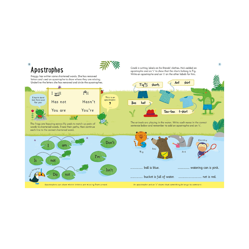 Usborne Workbook's Grammar & Punctuation 6-7