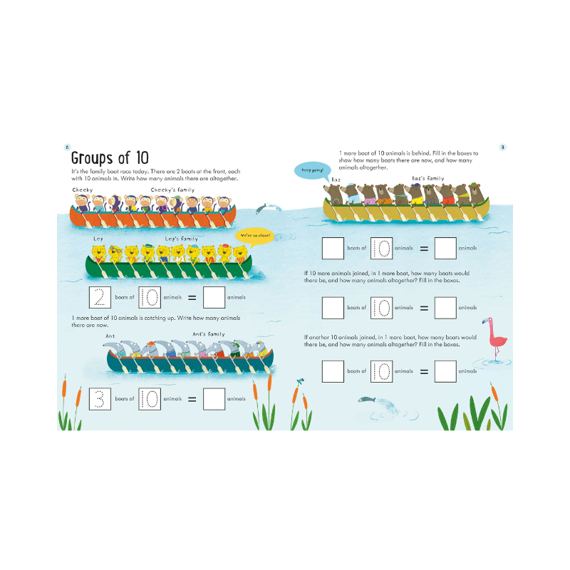 Usborne Workbook's Multiplying 6-7